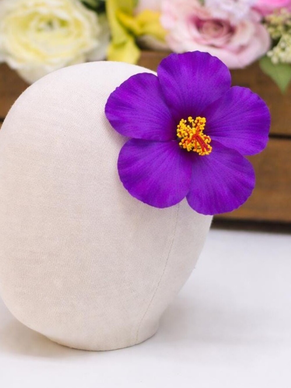 Flower hair clip 💜💜💜